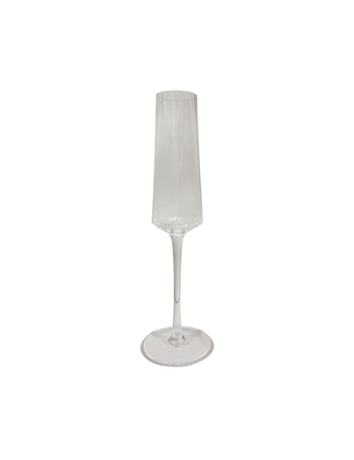 Set 6 Diamond Shaped Champagne Glasses