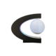 4 Inch Floating Moon In Half Ring