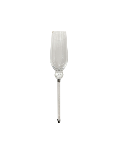 Set 4 Crystal Stemmed Beach Wine Glasses