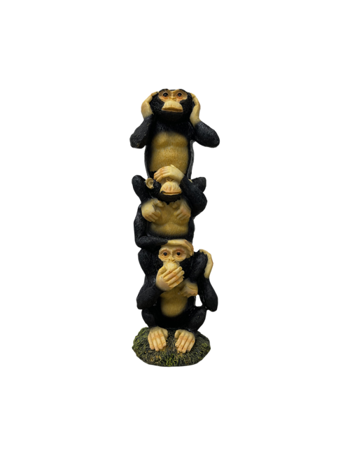 SEE NO EVIL MONKEY TOTEM