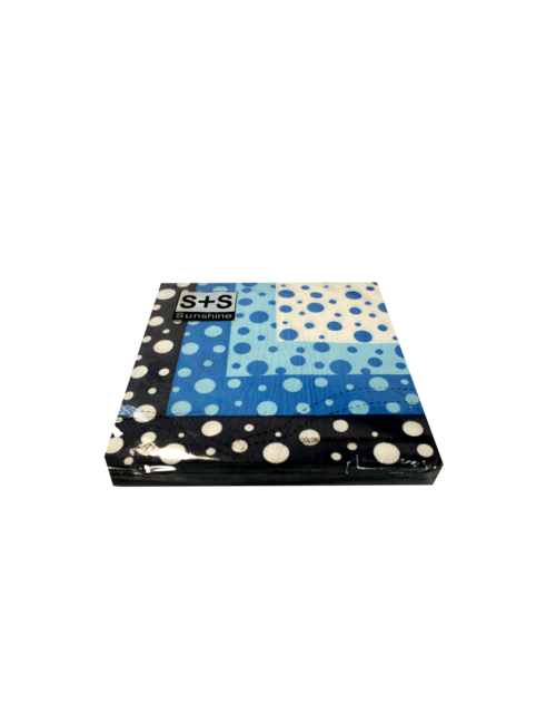 NAPKINS BLUE SPOTS